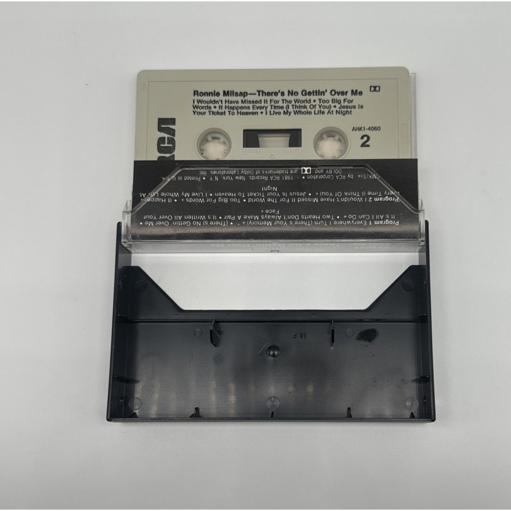 Ronnie Milsap There's No Gettin' Over Me Cassette Tape - Picture 2 of 5